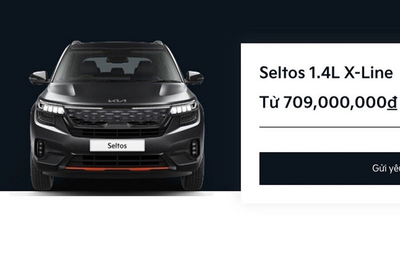 Kia Seltos 1.4L X-Line có giá bán 709 triệu đồng.