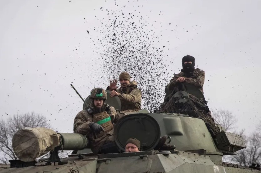 Quân đội Ukraine ở Bakhmut. (Nguồn: Reuters)
