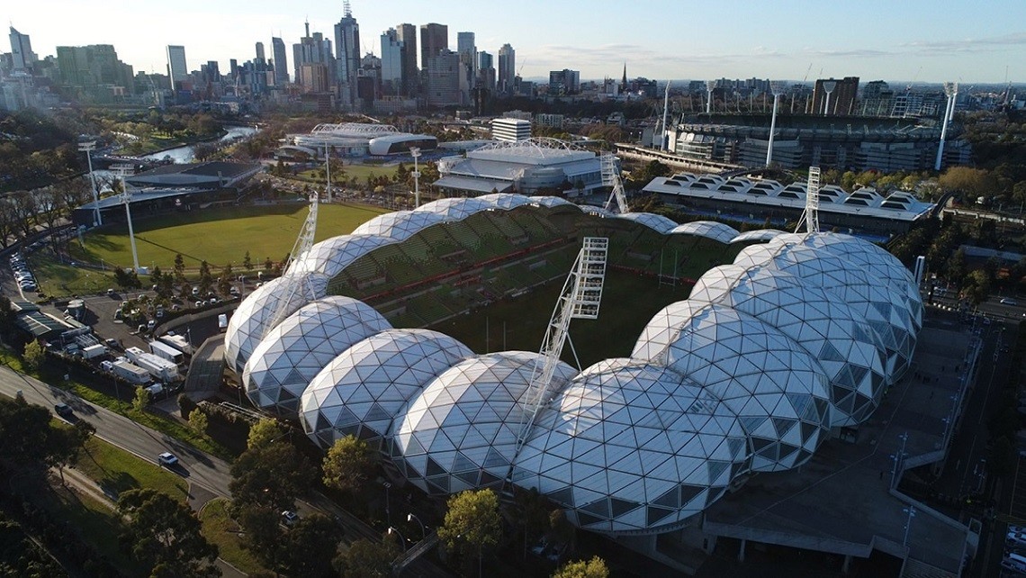 Sân Melbourne là một trong những địa điểm đáng chú ý của World Cup nữ 2023. (Nguồn: Austadiums)