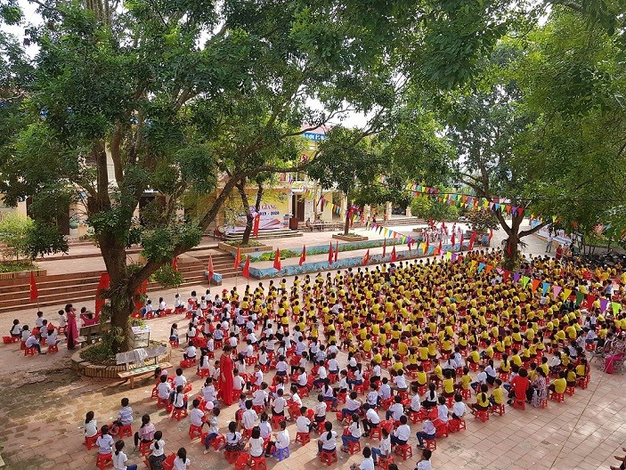 Học sinh Trường Tiểu học An Lập, huyện Sơn Động.