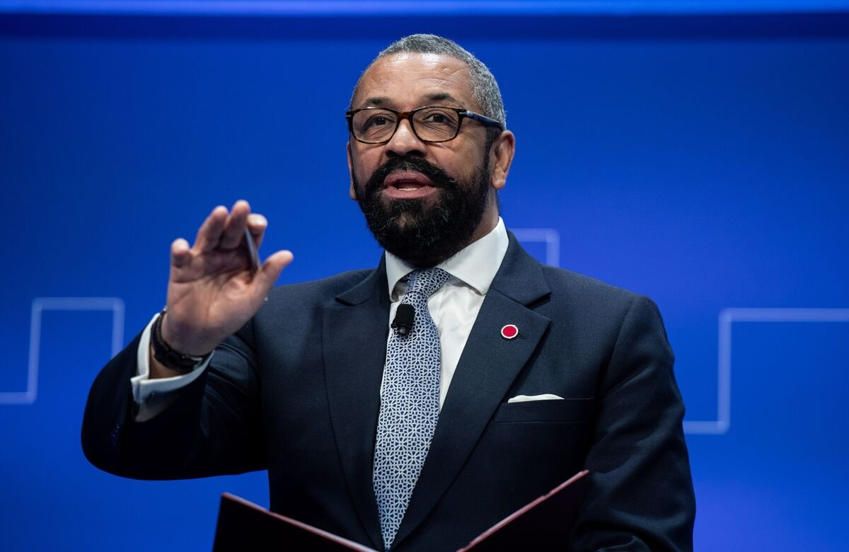 Ngoại trưởng Anh James Cleverly. (Nguồn: Bloomberg)