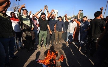 Biểu tình ở Iraq phản đối hành vi đốt kinh Koran ở Đan Mạch
