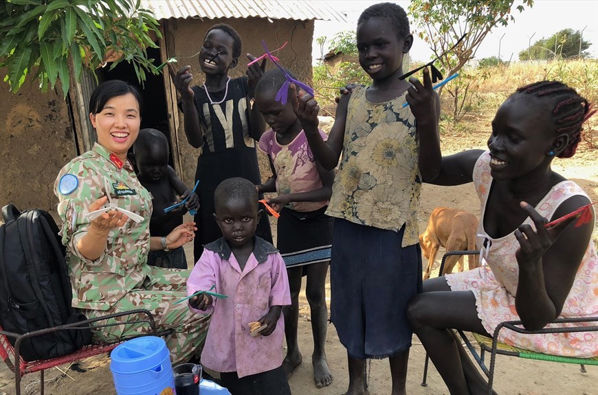 Vietnam deploys officers and soldiers on a UN peacekeeping mission to South Sudan and the Central African Republic. (Photo: VNP/VNA)