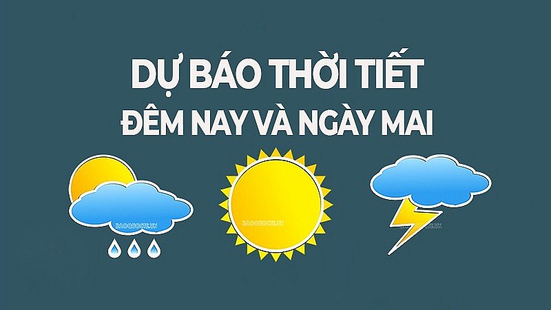 Dự báo thời tiết đêm hôm nay và ngày mai (28/8): Bắc Bộ mưa to cục bộ; Nam Bộ chiều tối mưa rào, dông rải rác