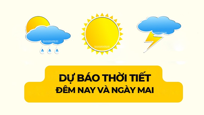 Dự báo thời tiết ngày mai (4/10): Bắc Bộ, Bắc Trung Bộ trời nắng; các khu vực khác mưa rào rải rác và có giông, cục bộ mưa vừa, mưa to