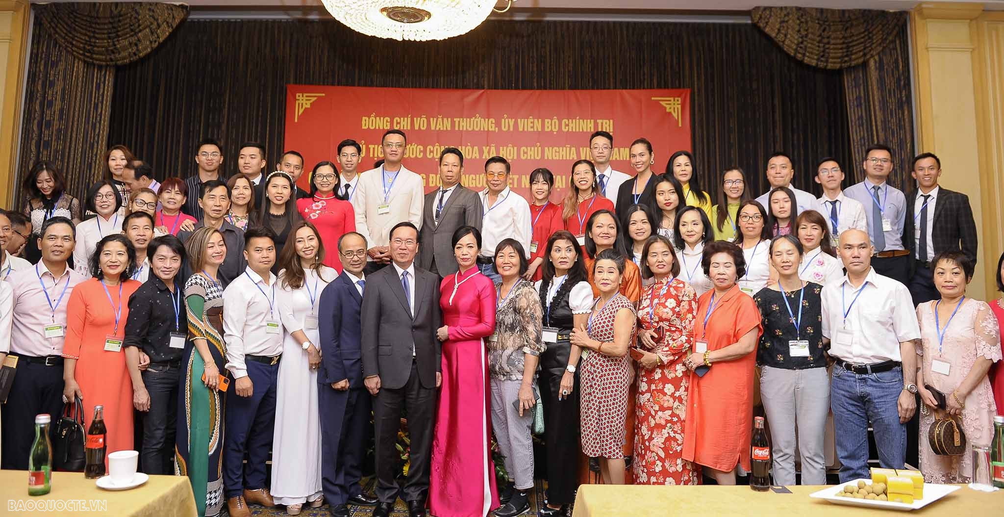 Chủ tịch nước Võ Văn Thưởng và Phu nhân thăm Đại sứ quán Việt Nam tại Áo