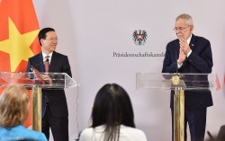 Hai nhà lãnh đạo Việt Nam-Áo trao đổi nhiều biện pháp hướng đến quan hệ tốt đẹp trong tương lai