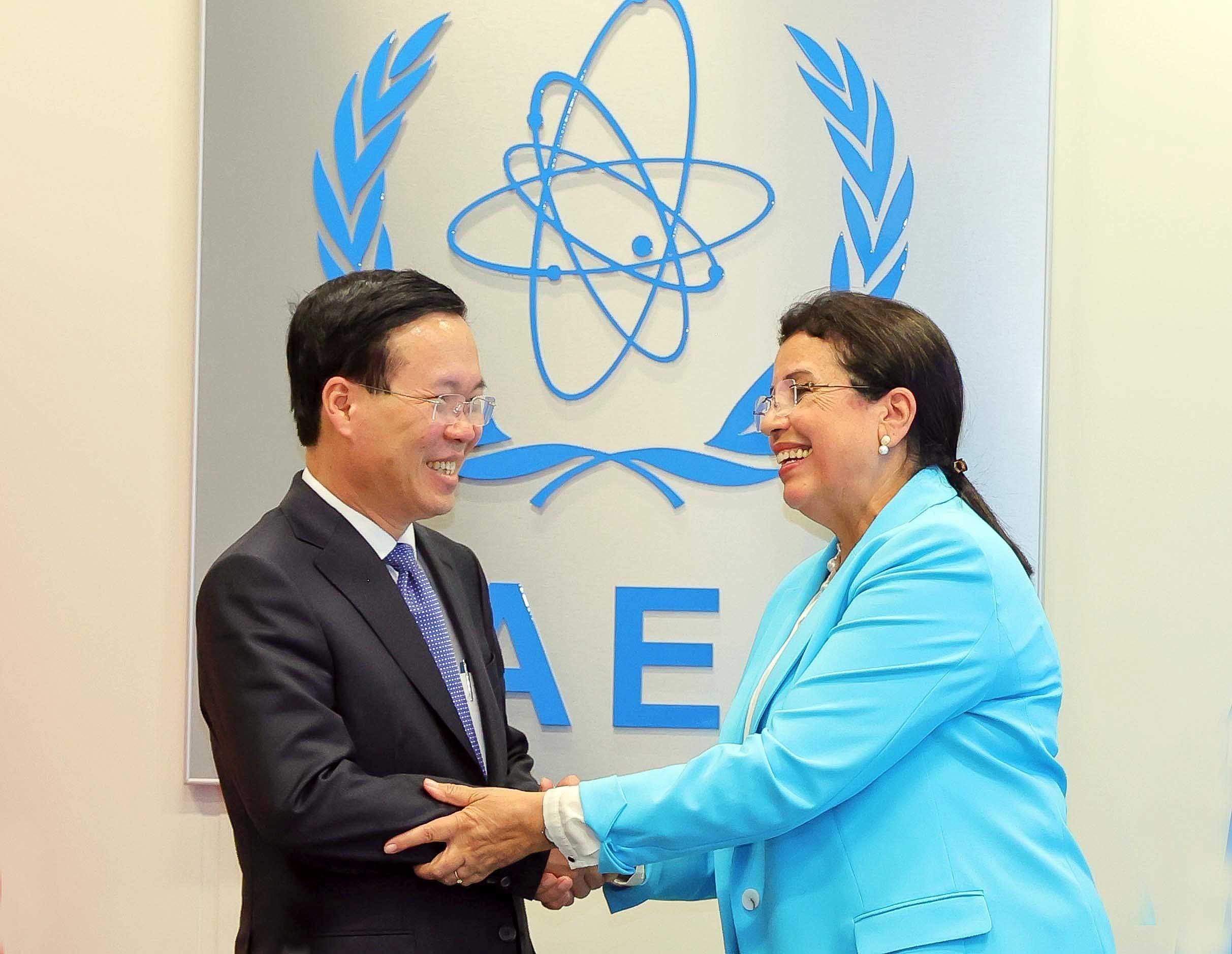 President Vo Van Thuong received Acting Director General of IAEA