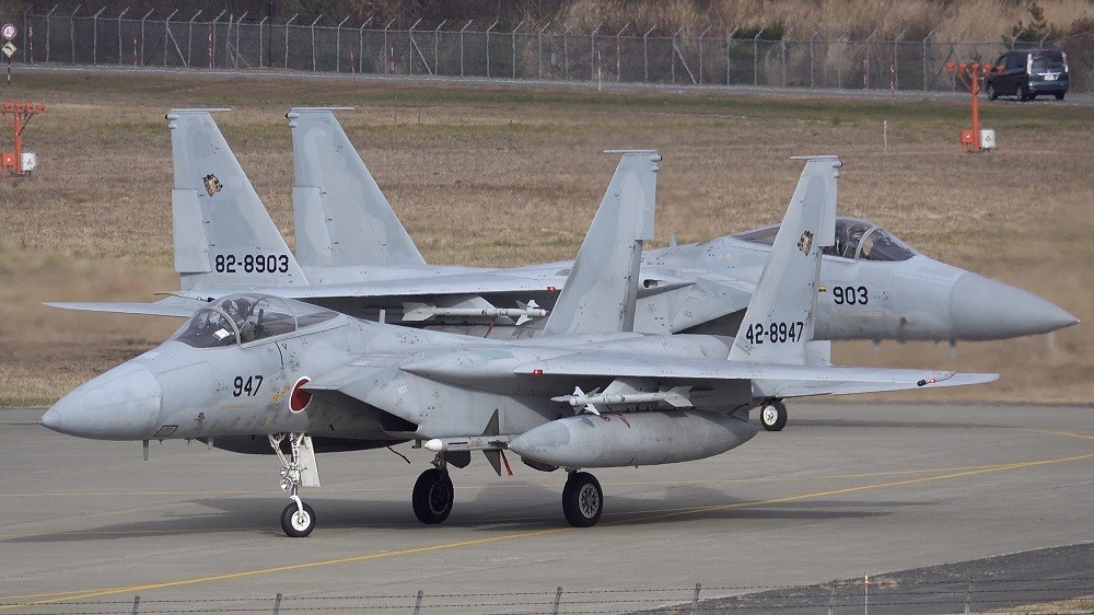 (07.25) Máy bay chiến đấu F-15 của Nhật Bản sẽ tham dự cuộc tập trận không quân với Italy. (Nguồn: Twitter)