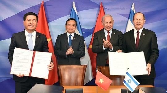 Chính thức ký kết VIFTA, kỳ vọng thương mại Việt Nam-Israel tăng trưởng vượt bậc