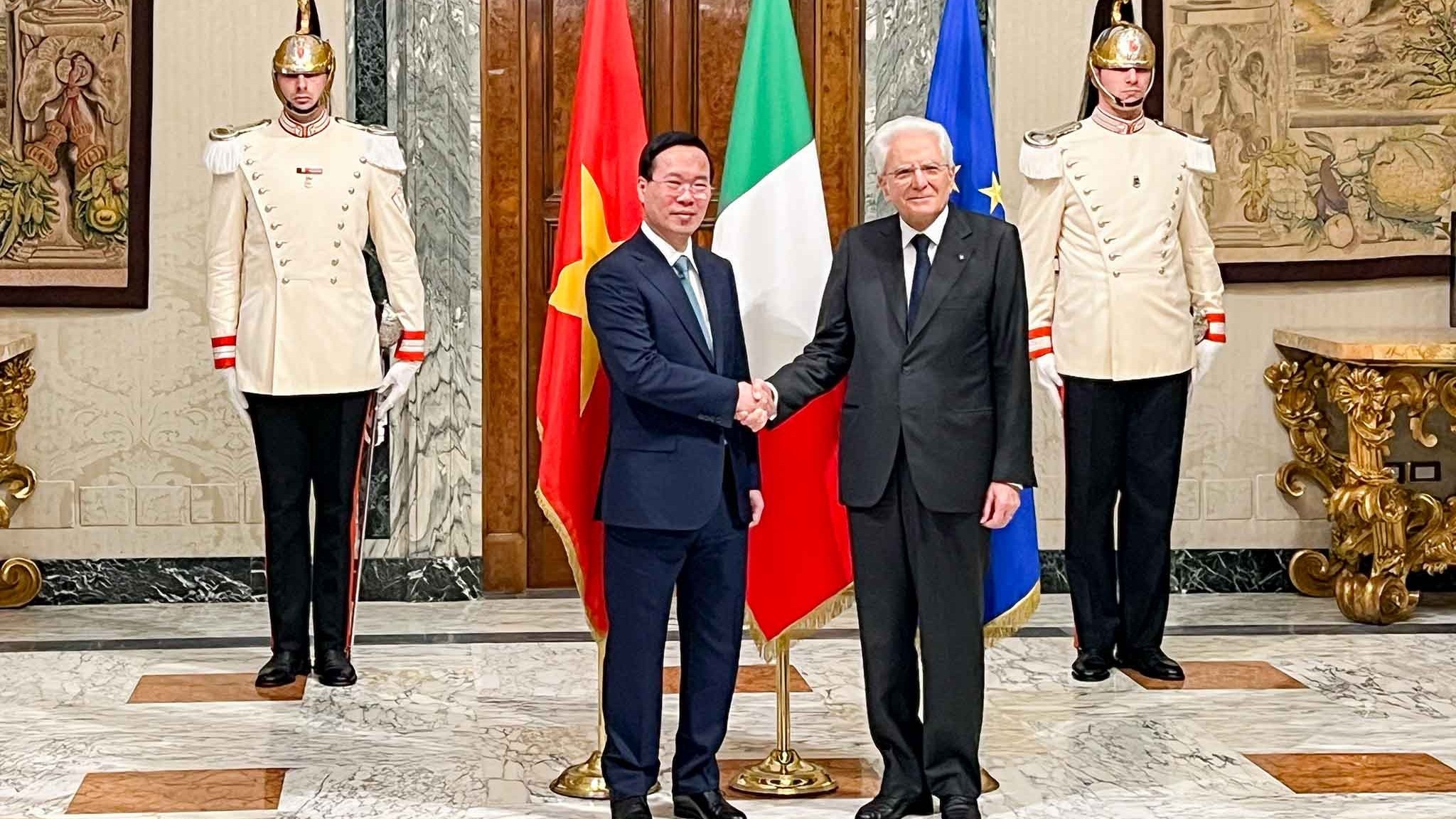 Báo chí Italy đưa tin đậm nét về chuyến thăm cấp Nhà nước của Chủ tịch nước Võ Văn Thưởng, khẳng định hợp tác song phương chặt chẽ, hiệu quả