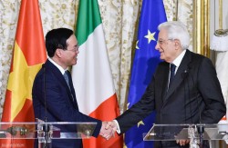 Việt Nam-Italy ra Tuyên bố chung về Tăng cường quan hệ đối tác chiến lược