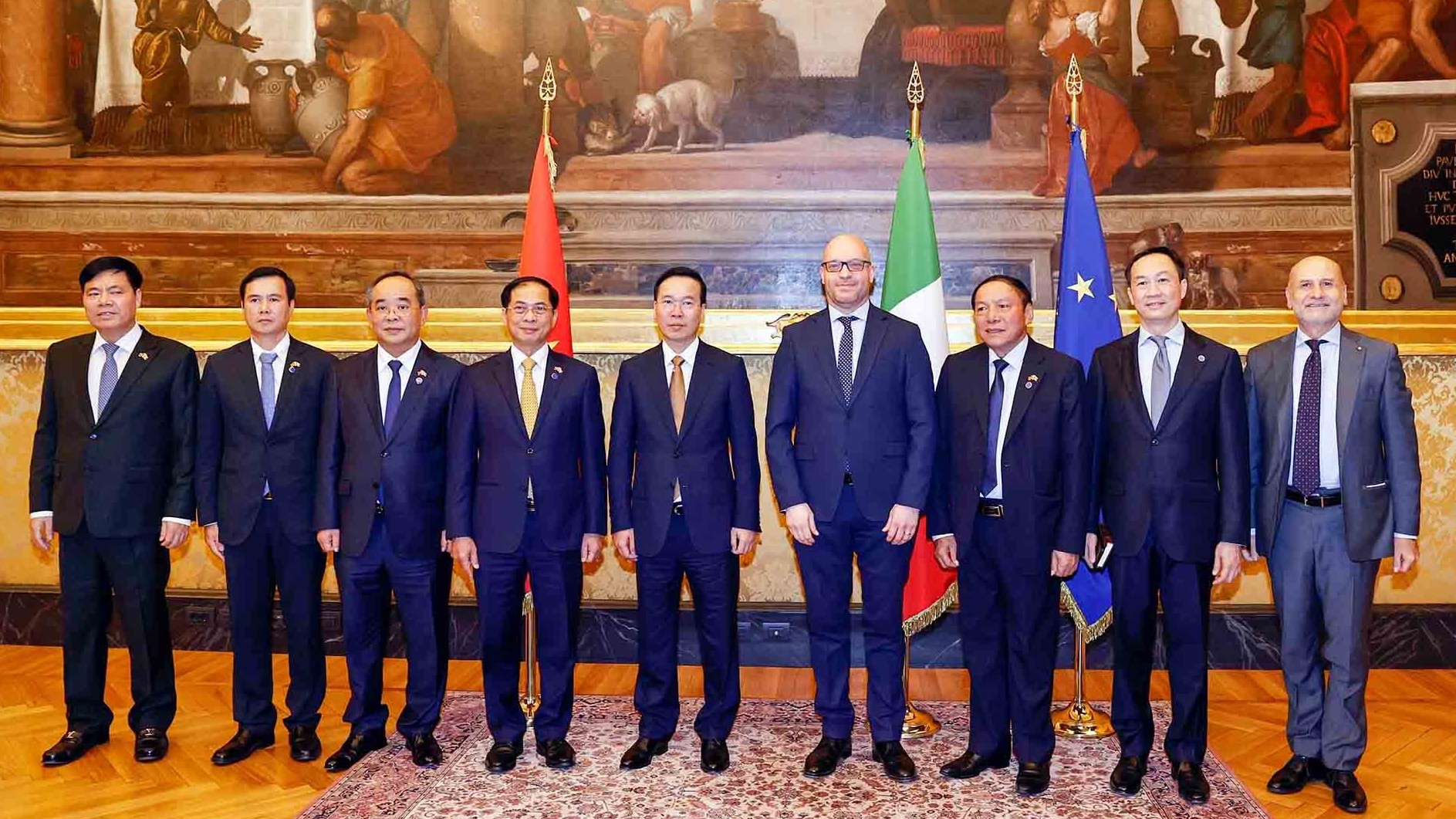 Việt Nam-Italy: Nhất trí đẩy mạnh hợp tác lập pháp giữa hai nước