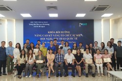 Khóa bồi dưỡng nâng cao kỹ năng tổ chức sự kiện, hội nghị, hội thảo quốc tế dành cho cán bộ của Bảo hiểm tiền gửi Việt Nam