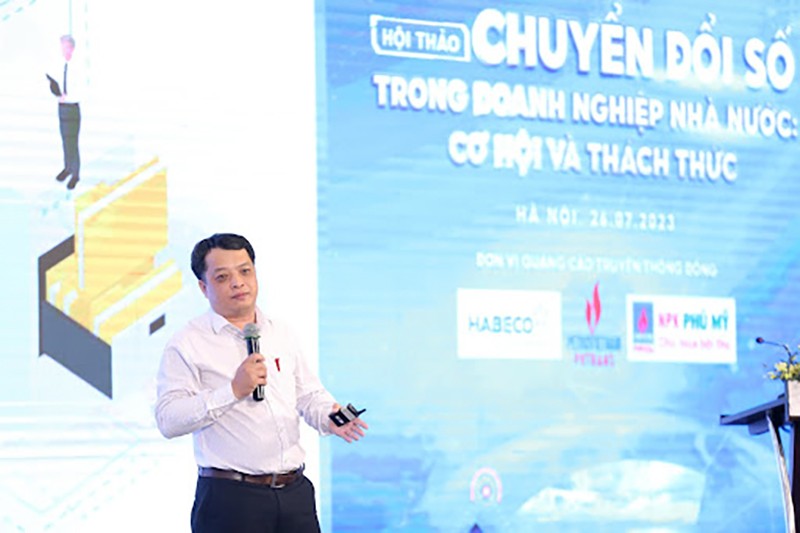 Ông Lê Nguyễn Trường Giang, Viện trưởng Viện Chiến lược Chuyển đổi số - Hội Truyền thông số Việt Nam