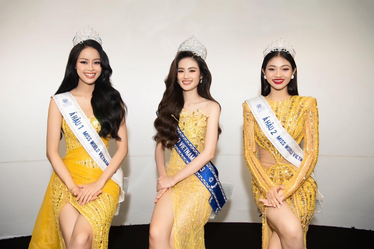 Top 3 Miss World Vietnam 2023 đọ sắc