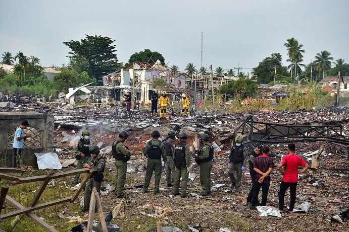 Nổ pháo hoa thảm khốc tại Thái Lan, ít nhất 130 người thương vong