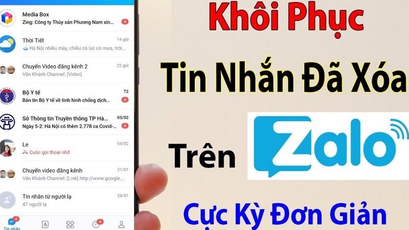 Cách khôi phục tin nhắn Zalo cực đơn giản bạn nên biết