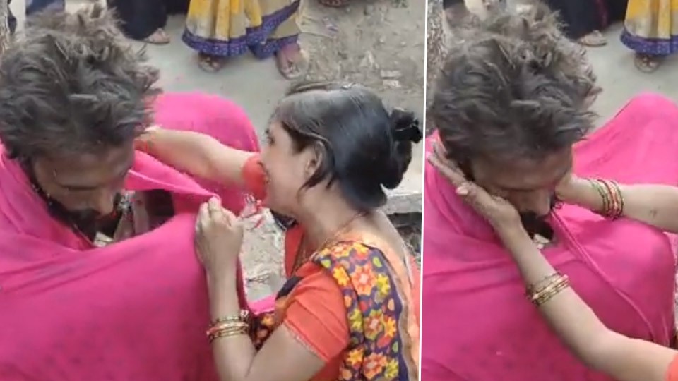 Ấn Độ: Xúc động cảnh người vợ tìm thấy chống mất tích sau 10 năm