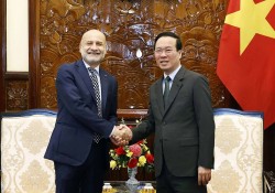 Chủ tịch nước Võ Văn Thưởng tiếp Đại sứ Italy chào từ biệt kết thúc nhiệm kỳ công tác tại Việt Nam