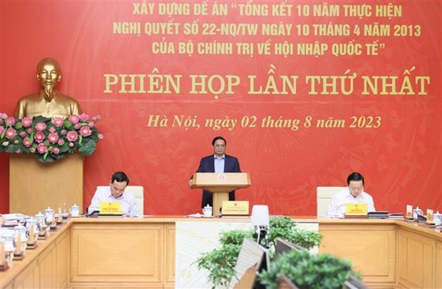 PM Pham Minh Chinh chairs meeting of Steering Committee on int'l integration