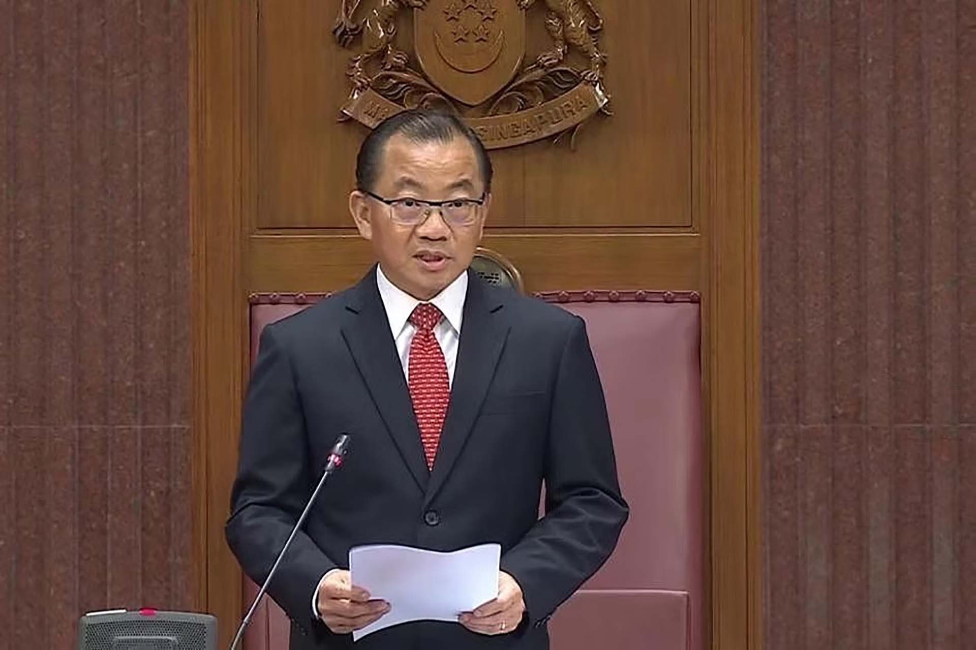 Ông Seah Kian Peng chính thức tuyên thệ nhậm chức Chủ tịch Quốc hội Singapore vào sáng 2/8. (Nguồn: Channel News Asia)