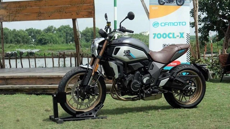 Cận cảnh mô tô CFMoto 700 CL-X vừa ra mắt tại Việt Nam, giá bán 169 triệu đồng