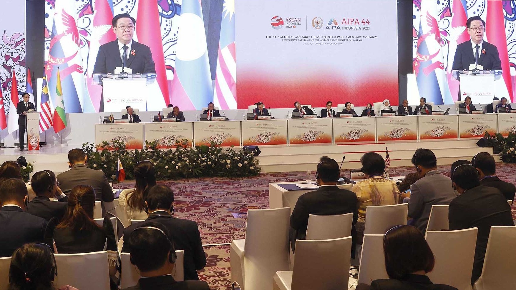 Toàn văn phát biểu của Chủ tịch Quốc hội tại phiên toàn thể thứ nhất Đại hội đồng AIPA-44