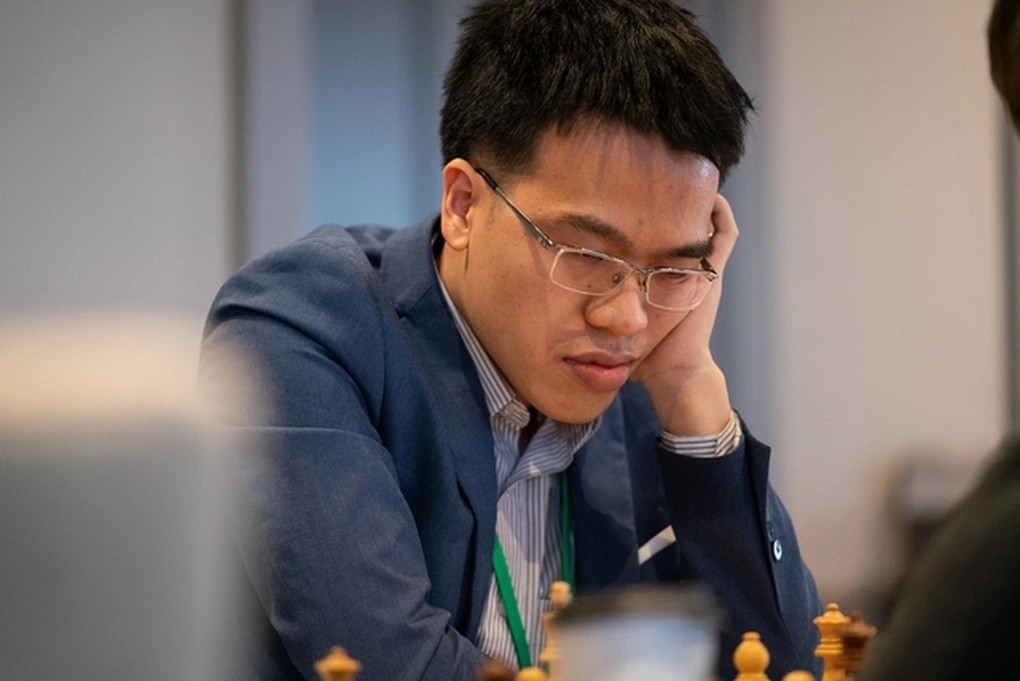 Lê Quang Liêm để thua đáng tiếc ở vòng 3 World Cup cờ vua 2023. (Nguồn: FIDE)