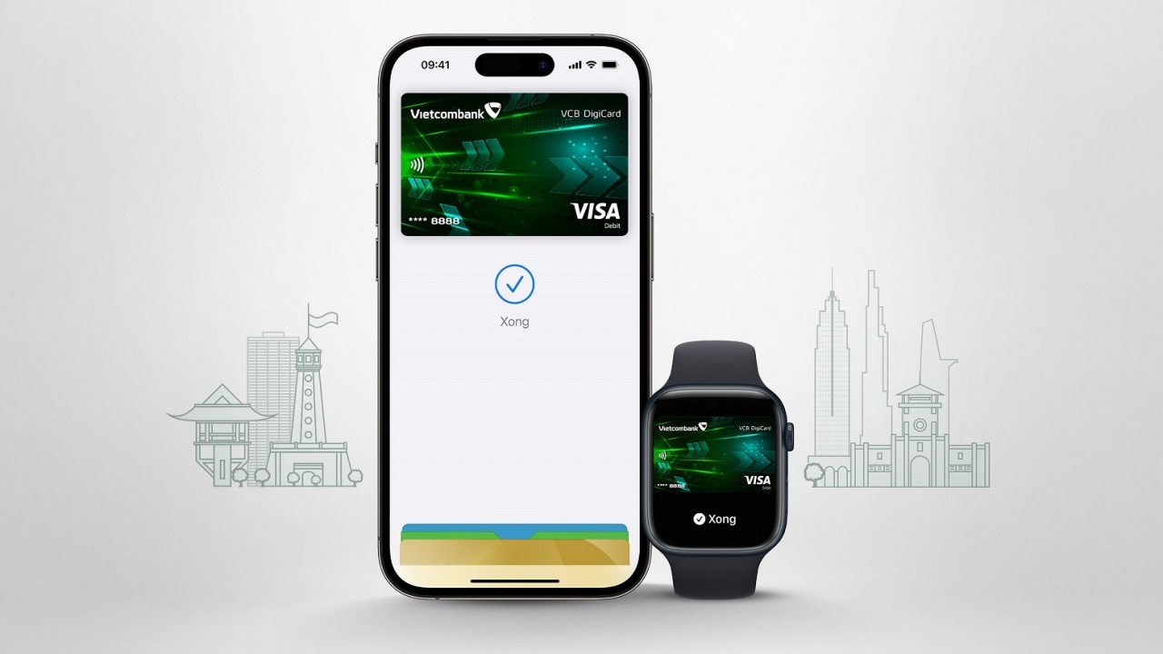 Vietcombank giới thiệu Apple Pay - giải pháp thanh toán không tiếp xúc, an toàn, bảo mật và riêng tư