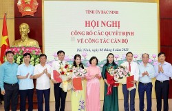 Bắc Ninh công bố quyết định bổ nhiệm nhiều cán bộ chủ chốt