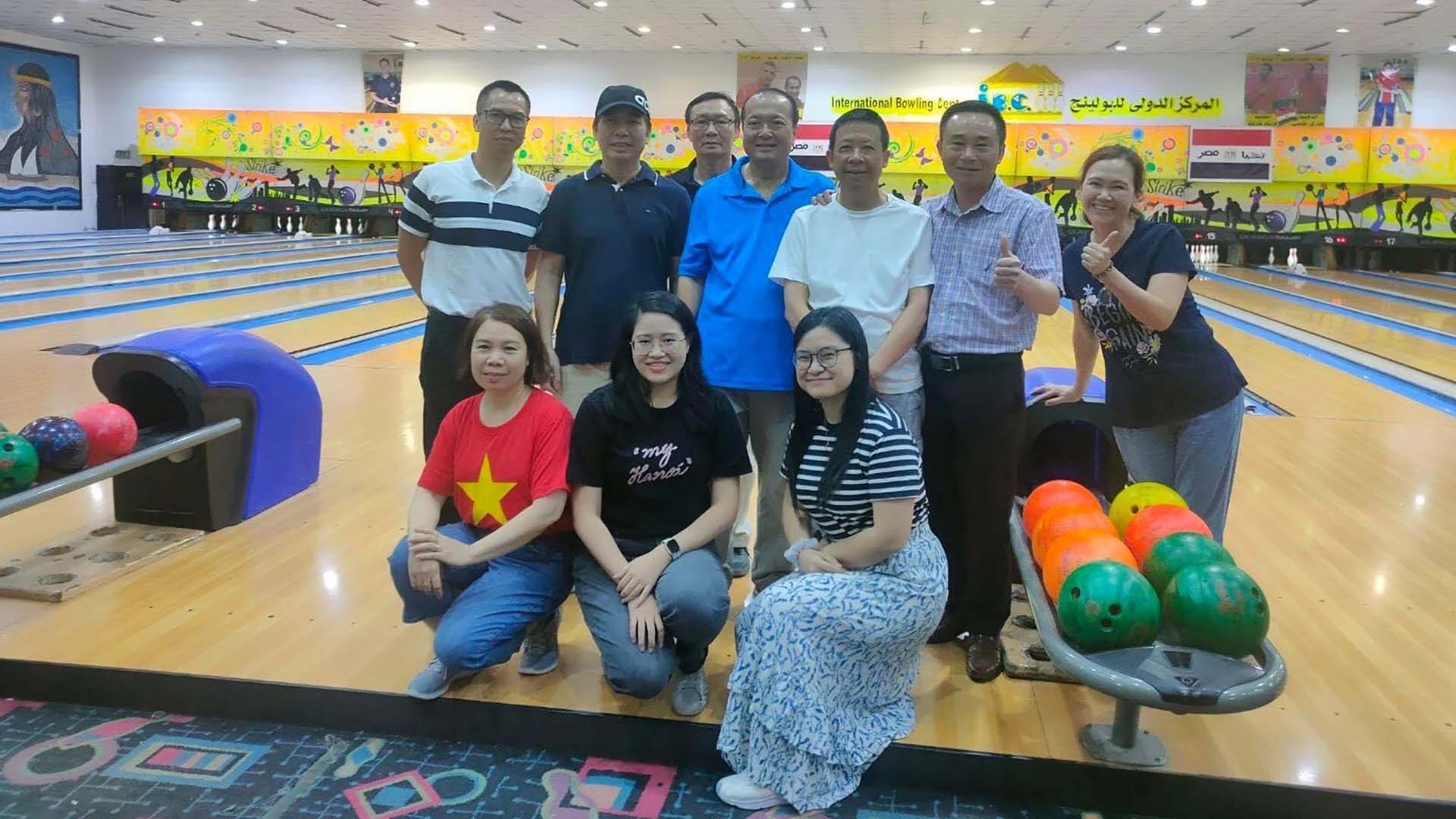 Đại sứ quán Việt Nam tại Ai Cập tham dự Giải bowling hữu nghị ASEAN