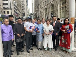 Long trọng Lễ thượng cờ ASEAN tại thành phố New York, Mỹ
