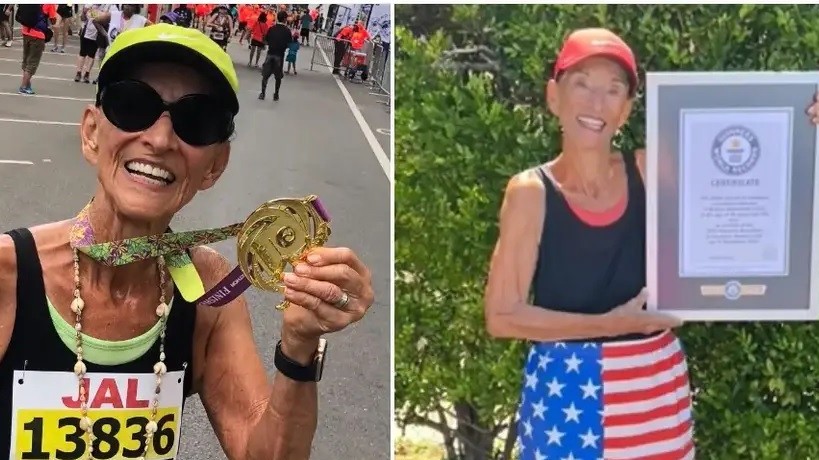 Mỹ: Cụ bà 92 tuổi lập kỷ lục người cao tuổi nhất thế giới hoàn thành chạy marathon 42,1 km
