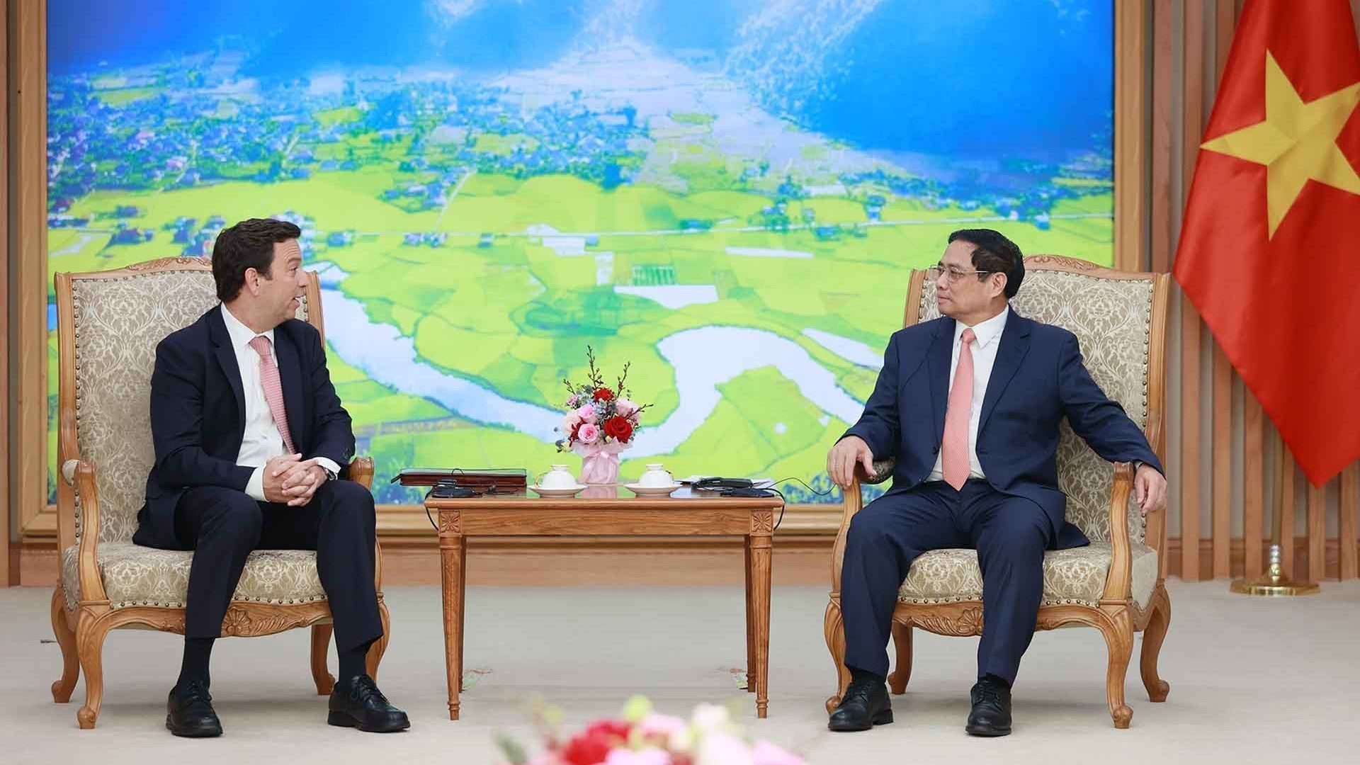 Thủ tướng Phạm Minh Chính tiếp Chủ tịch Tập đoàn Abbott, Hoa Kỳ