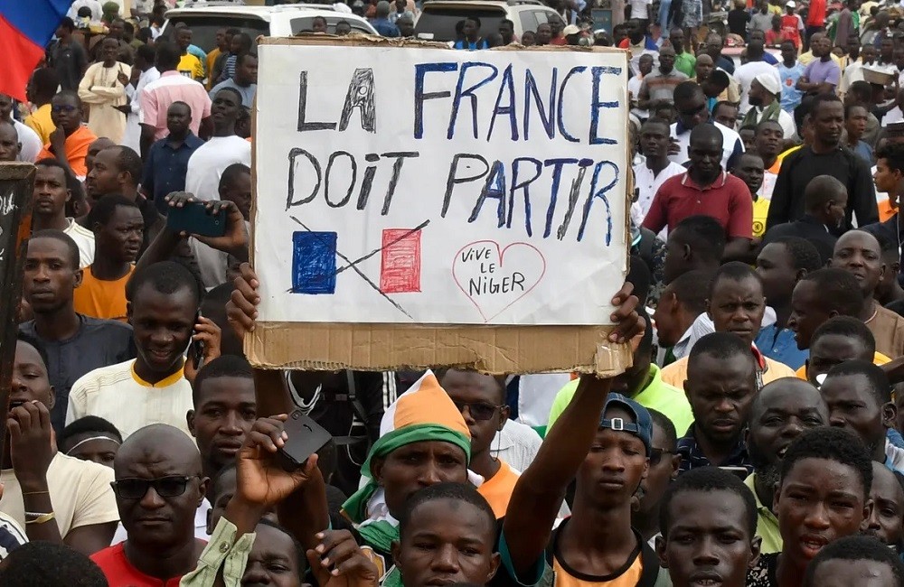(08.10) Làn sóng phản đối Pháp ở Niger đã tăng cao sau vụ đảo chính tại quốc gia Tây Phi. (Nguồn: AFP)
