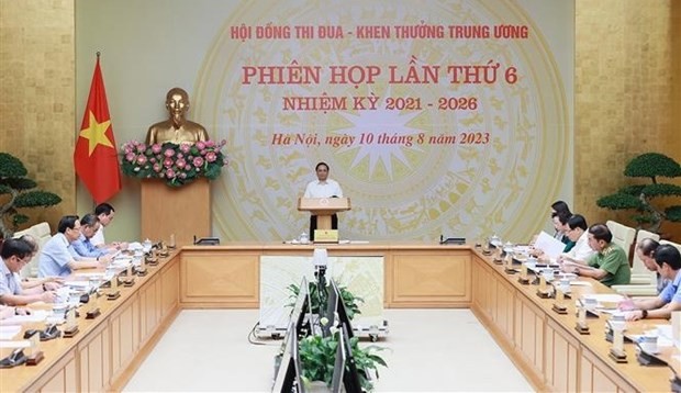 PM Pham Minh Chinh chairs 6th meeting of Emulation-Commendation Council