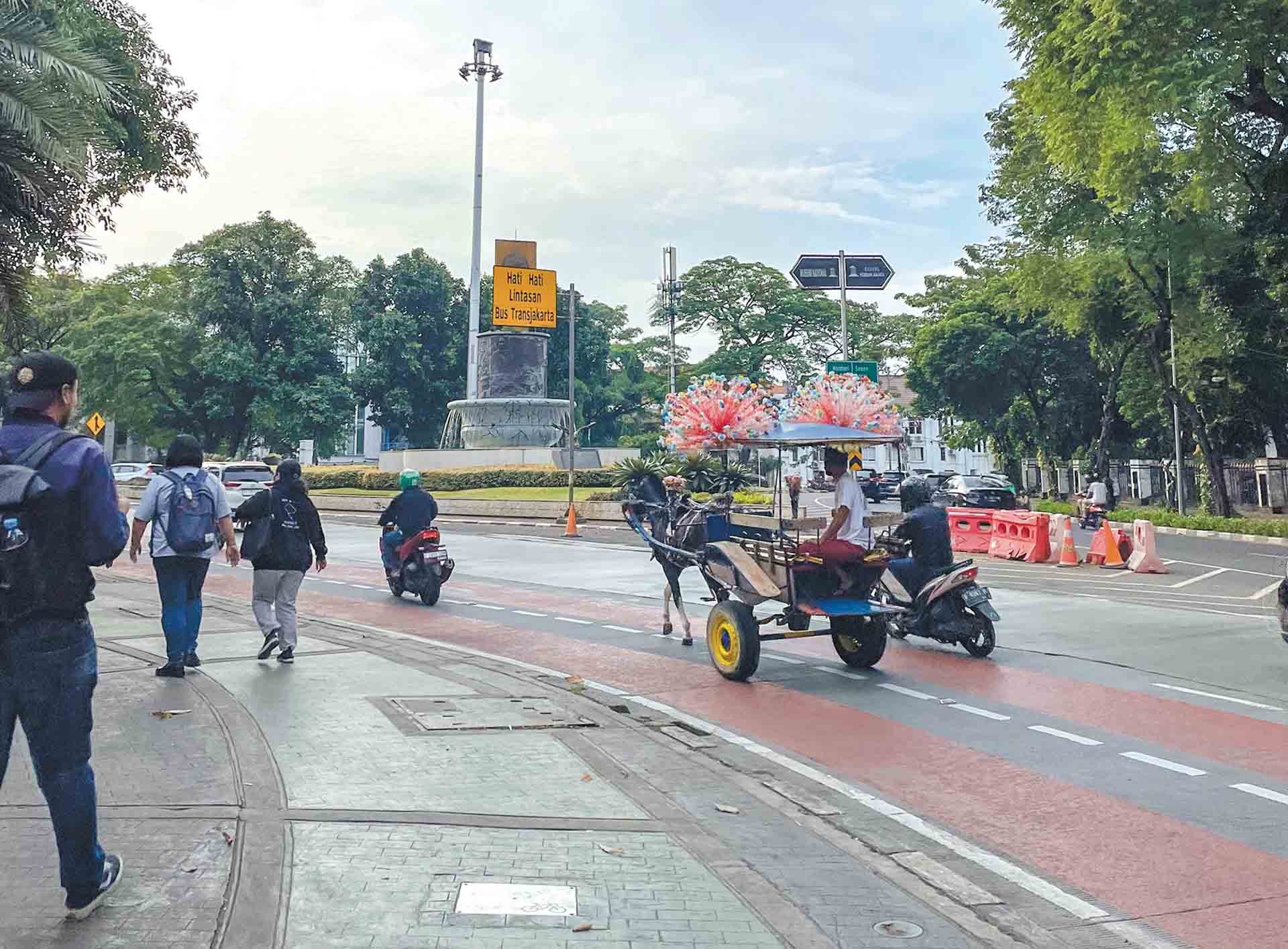 Xe ngựa ở Jakarta.