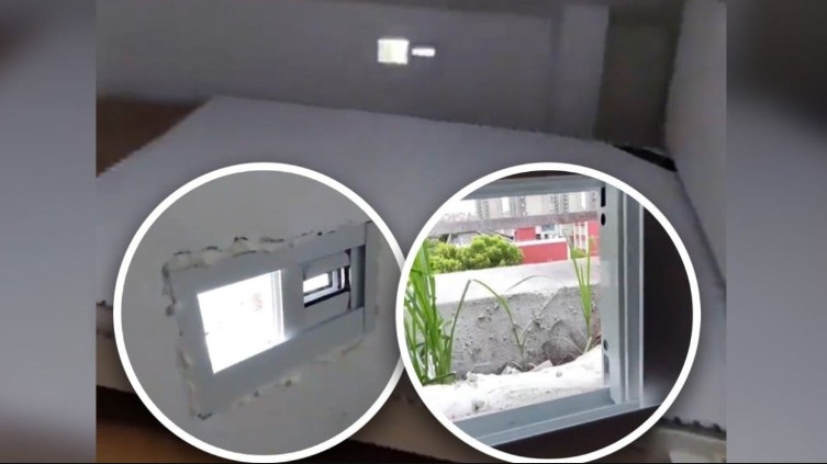 Trung Quốc: Căn phòng siêu nhỏ có cửa sổ chỉ bằng bàn tay gây sốt cõi mạng
