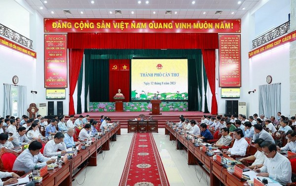 Prime Minister inspects dykes in Mekong Delta