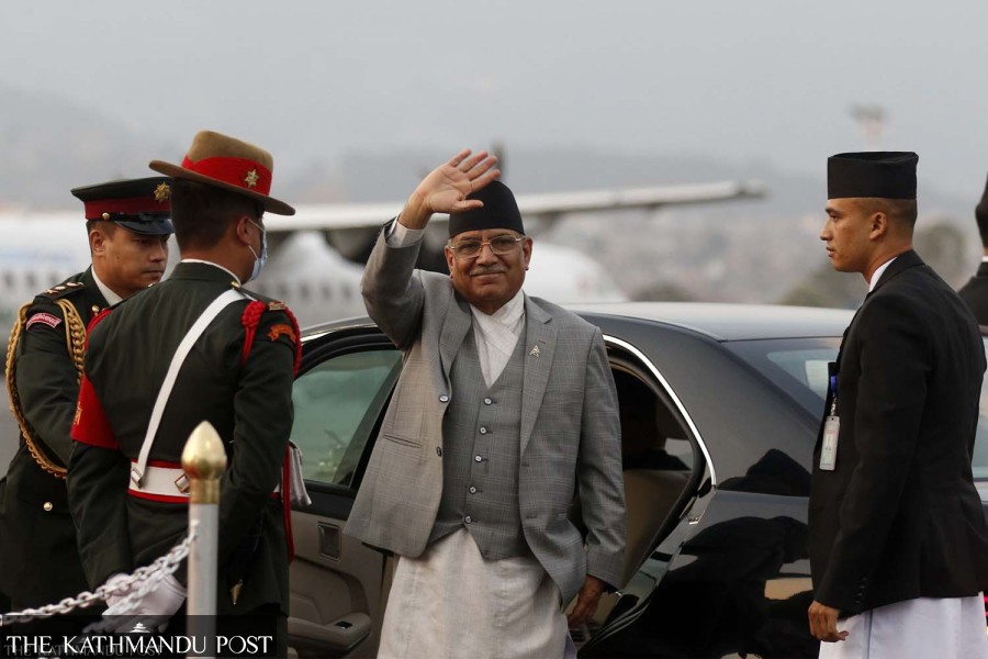 Thủ tướng Nepal Pushpa Kamal Dahal chuẩn bị lịch trình công du bận rộn trong tháng 9. (Nguồn: Kathmandu Post)