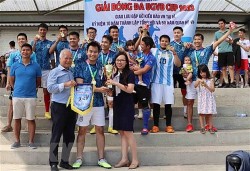 Giải bóng đá chào mừng 50 năm thiết lập quan hệ ngoại giao Việt Nam-Bỉ