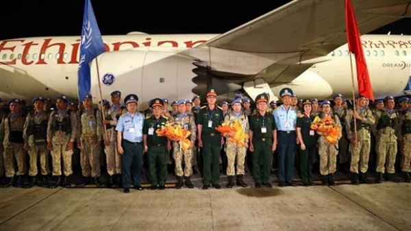 Military Engineering Unit Rotation 1 back home from UN peacekeeping in Abyei