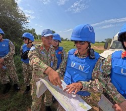 Lính công binh Việt Nam viết tiếp những thành công trên mảnh đất Abyei