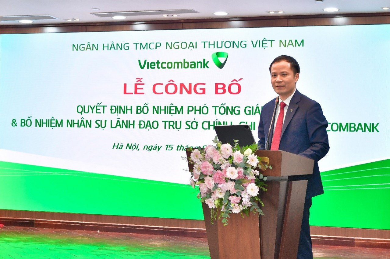 Vietcombank bổ nhiệm mới một số nhân sự tại trụ sở chính và chi nhánh