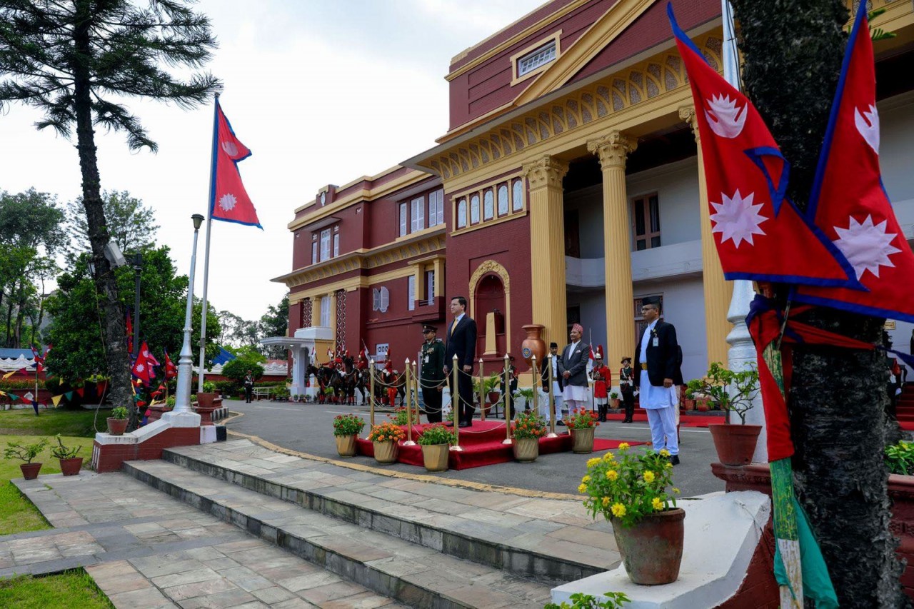 Đại sứ Nguyễn Thanh Hải trình quốc thư tại Nepal