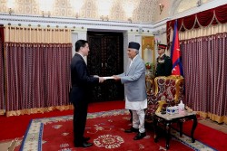 Đại sứ Nguyễn Thanh Hải trình quốc thư tại Nepal