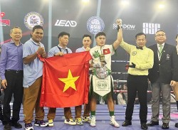 Võ sĩ quyền anh Việt Nam Trịnh Thế Long giành đai vô địch WBC châu Á