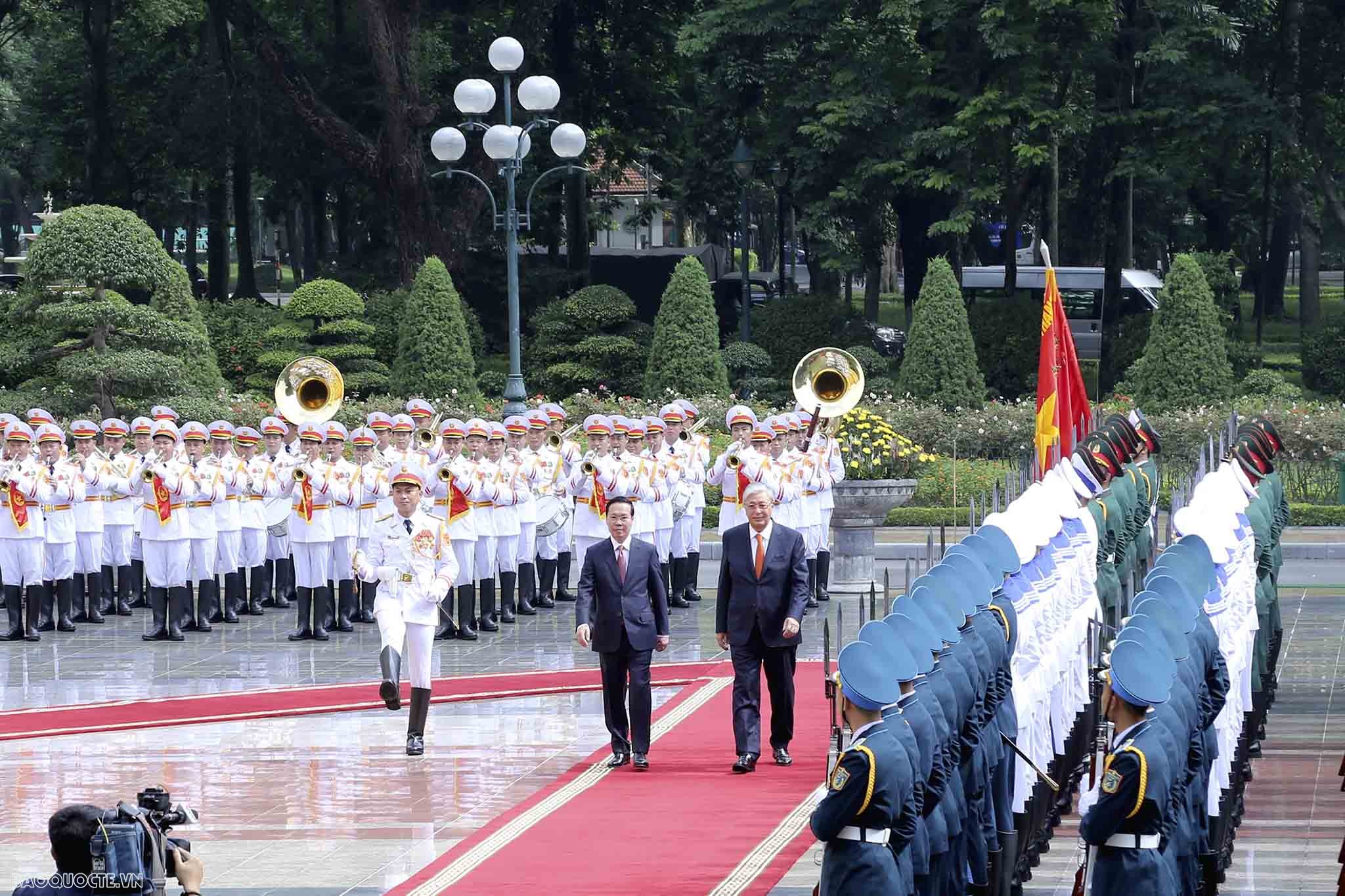 Official welcome ceremony held for Kazakh President Kassym - Jomart Tokayev