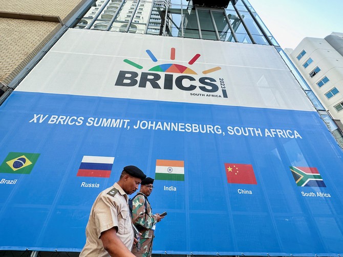 Hội nghị thượng đỉnh BRICS  lần thứ 15 tại thành phố Johannesburg từ ngày 22-24/8. (Nguồn: Reuters)